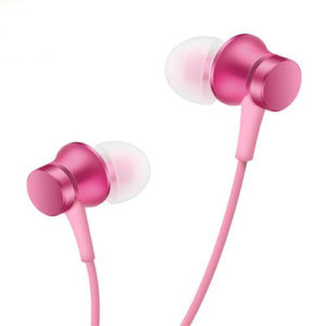 Pink earphones